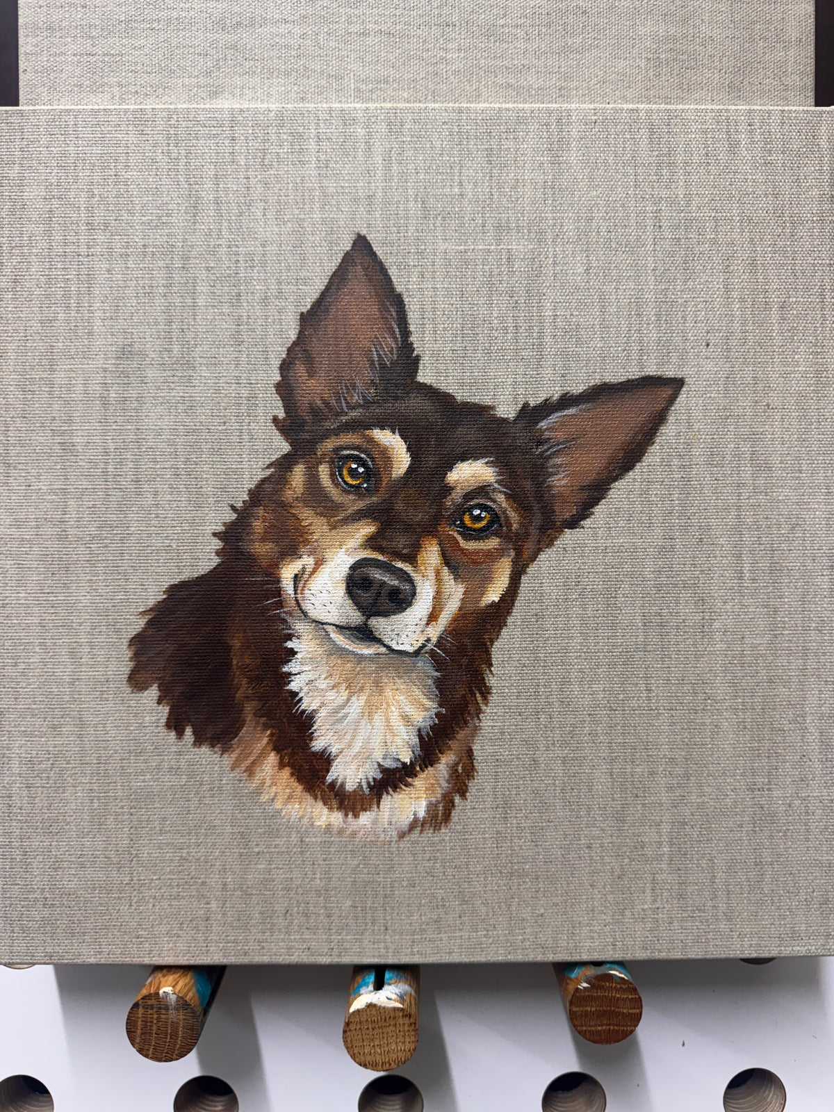 “Duke" Acrylic painting Original