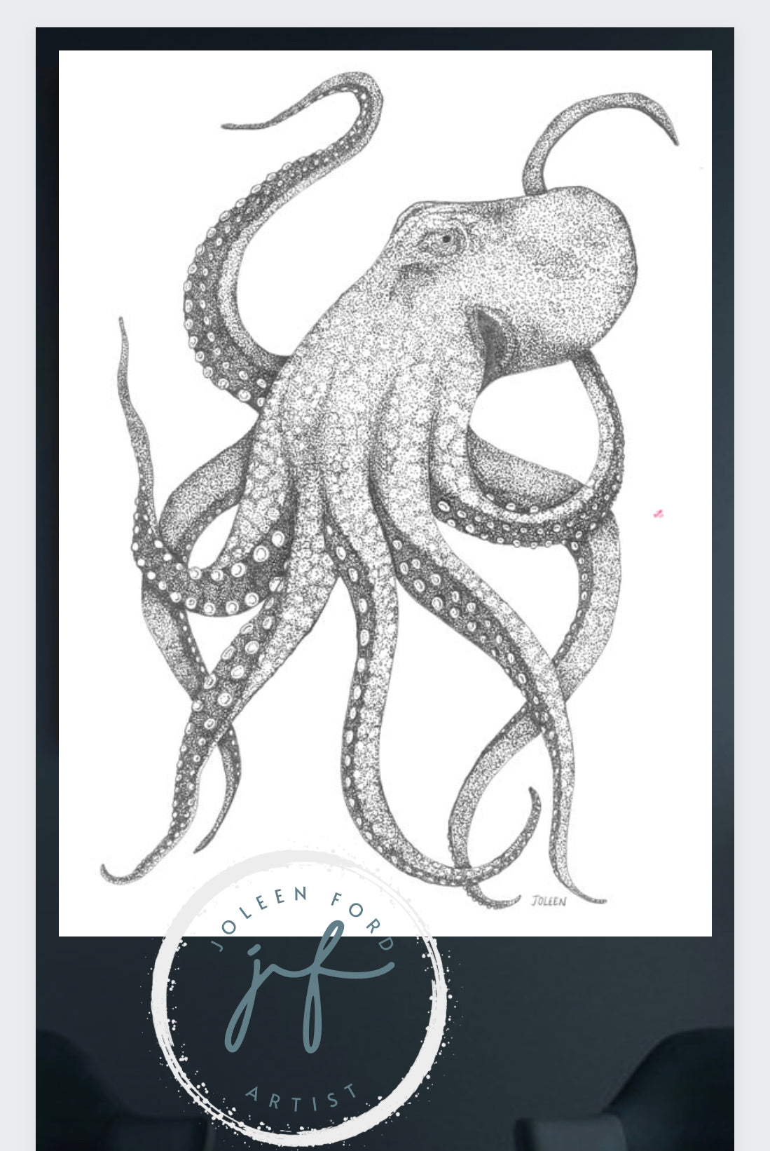 “Camouflage” Octopus Prints