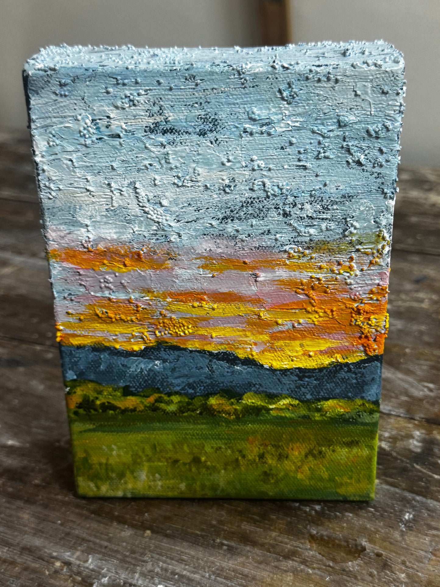 "Days Last Light" Acrylic Painting