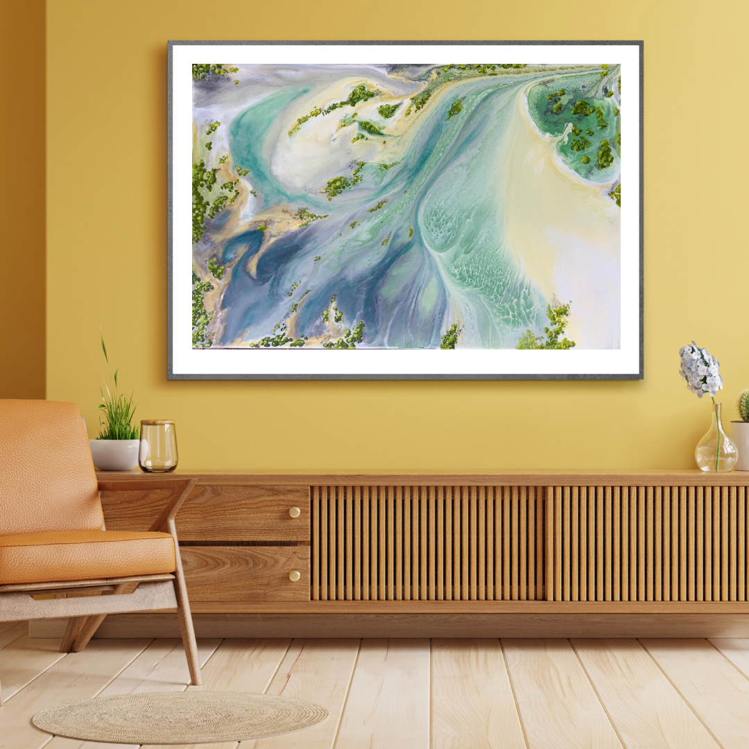 Fraser Coast: Tidal Treasures (Original Acrylic on Canvas)