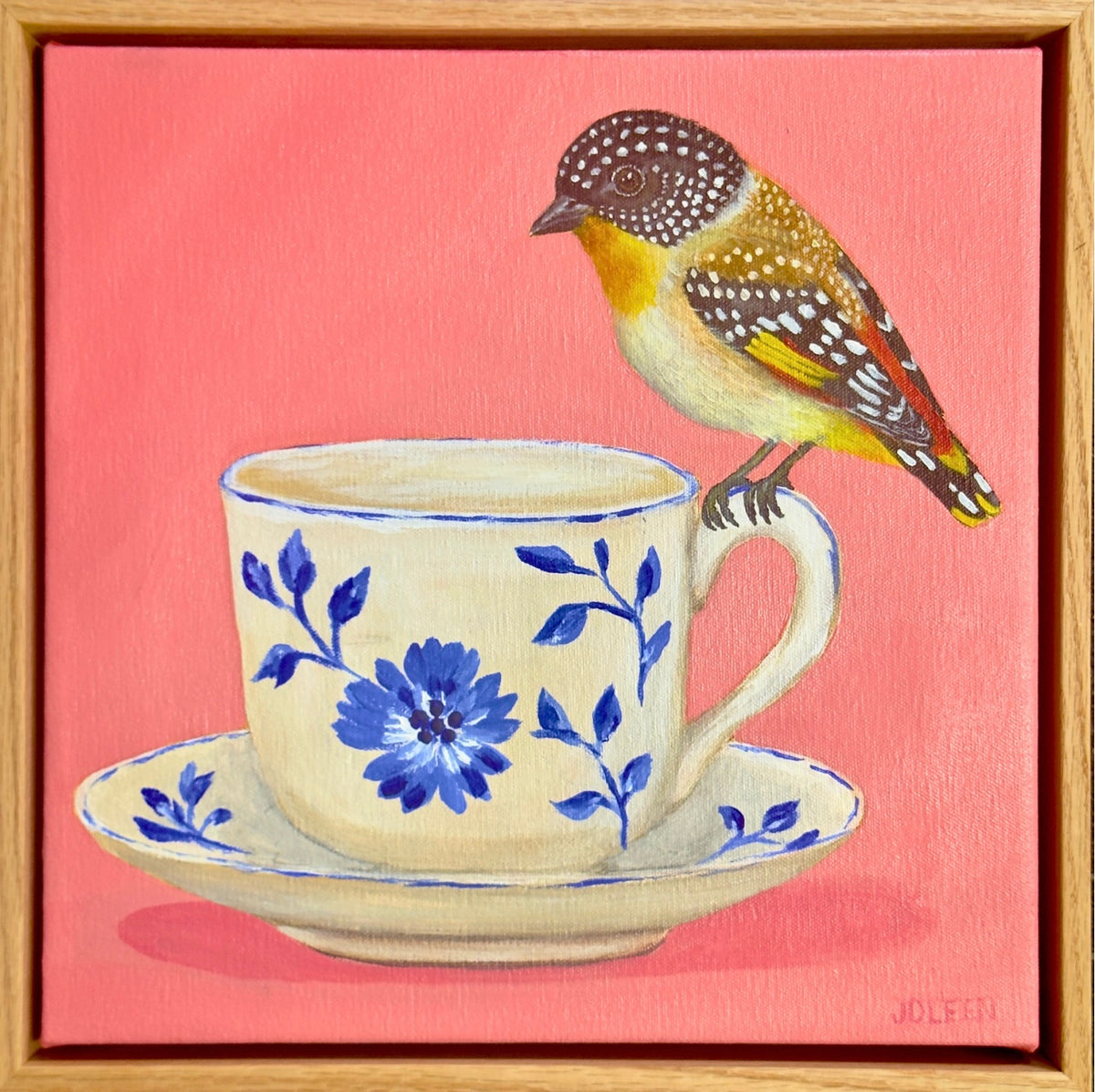"A spot of tea” Original Acrylic Painting