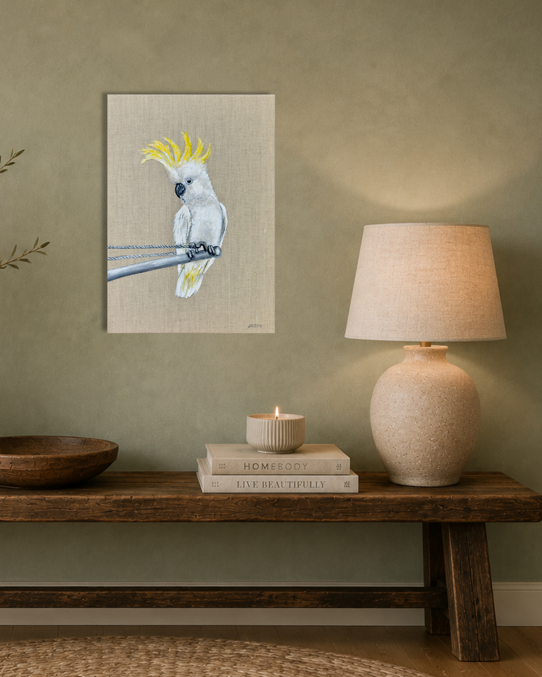 "Peggy" Acrylic Painting
