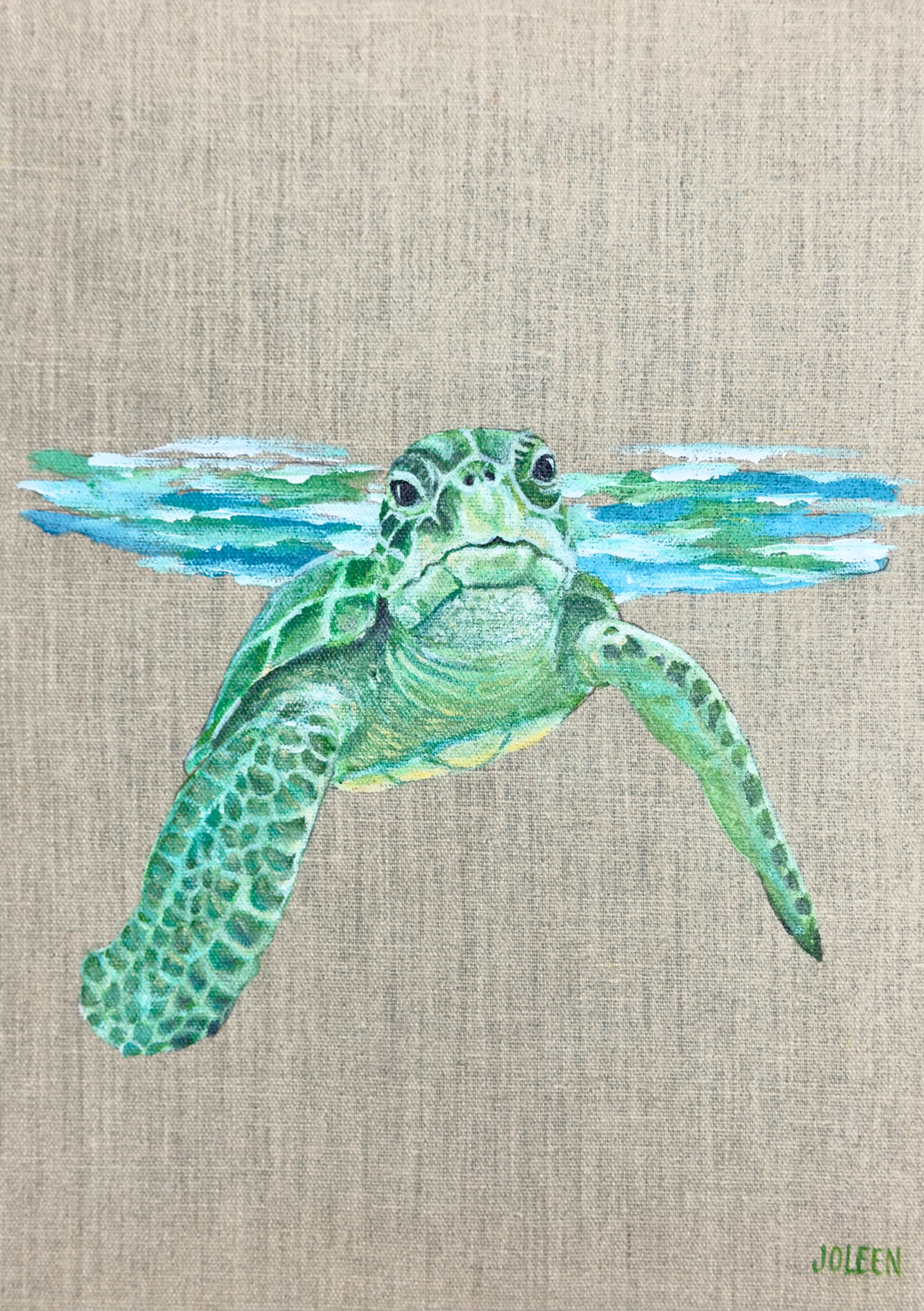 "Finn” Original Acrylic Painting