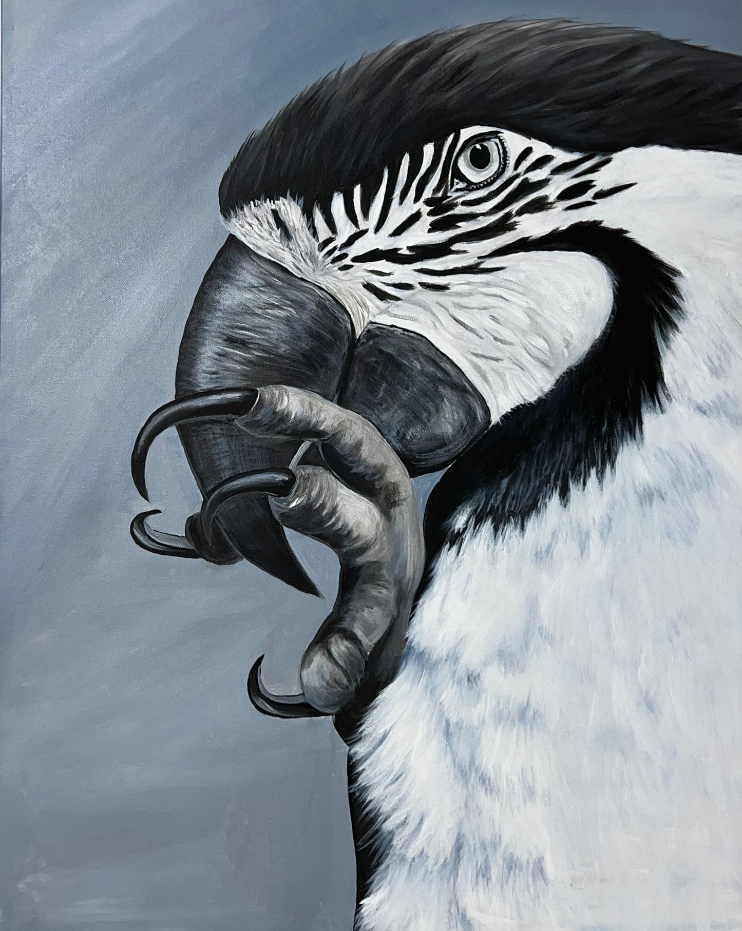 “Whisper” acrylic painting