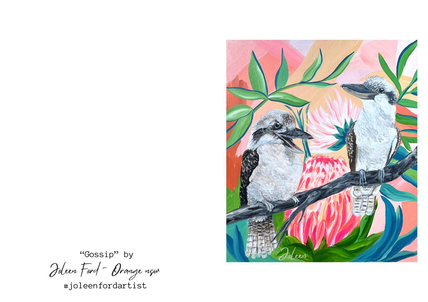 Greeting Card -  “Gossip”