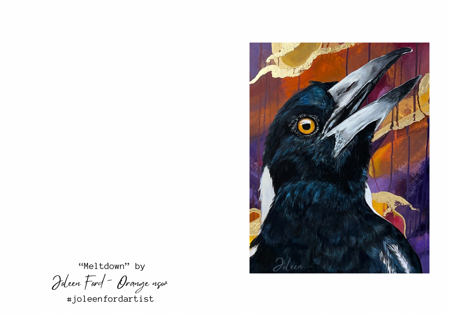 Greeting Card -  “Meltdown”