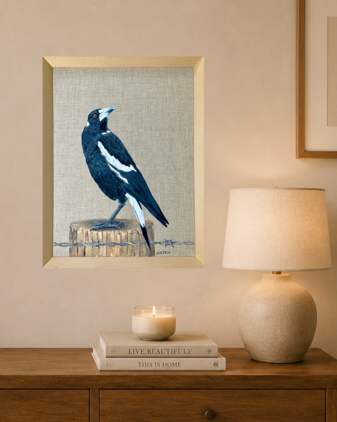 "On the Lookout" Acrylic Painting