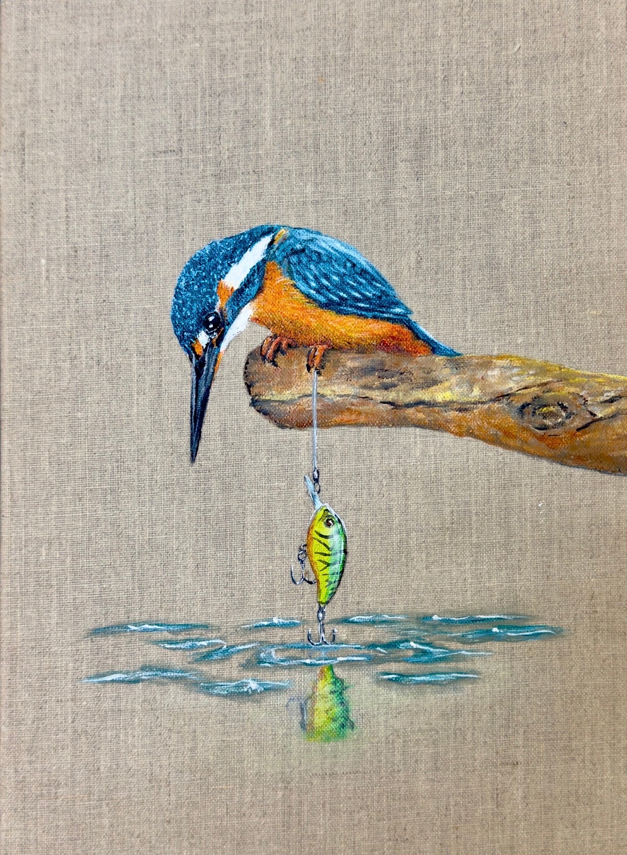 "Alluring" Acrylic Painting