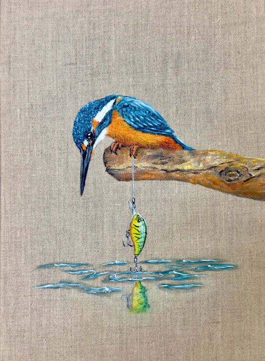 "Alluring" Acrylic Painting