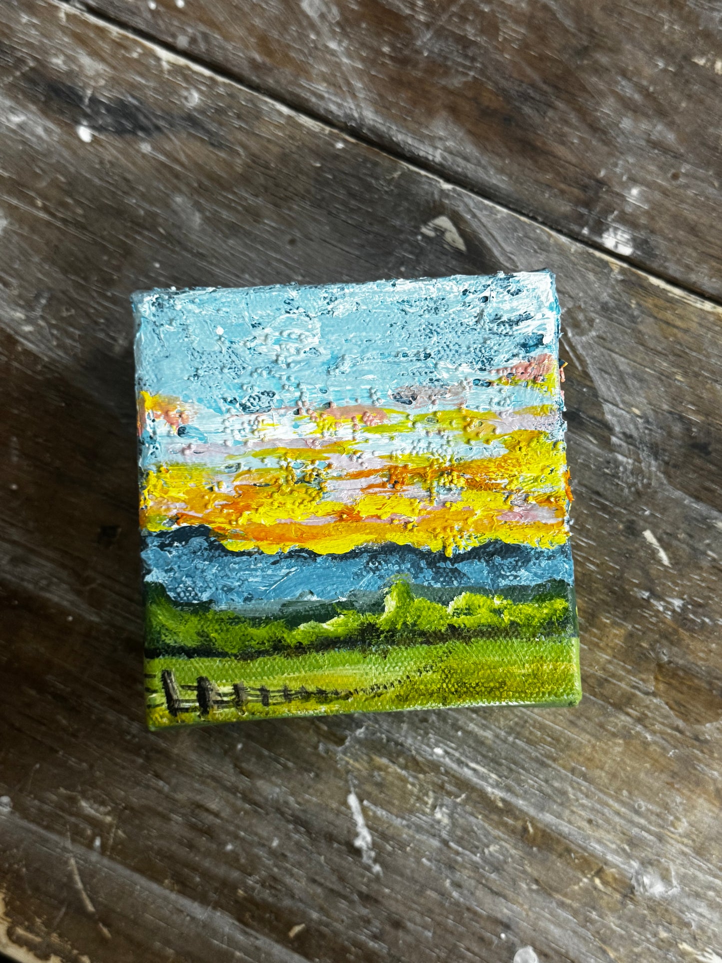 "Beyond The Boundary" Acrylic Painting