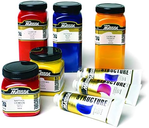 Derivan Matisse Structure Acrylics Paint 75 ml, Magenta (Quin Violet)