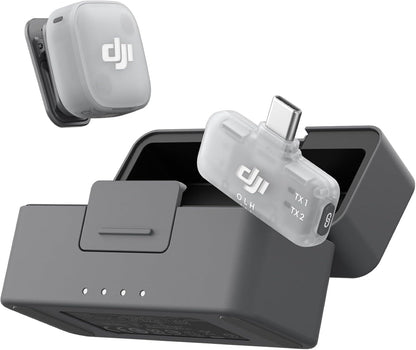 DJI Mic Mini 2 (2 TX + 1 Standard RX + Charging Case), Wireless Mic