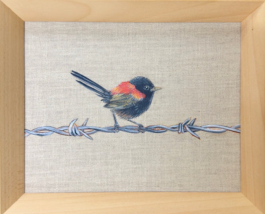 "Boundary Line" Acrylic Painting
