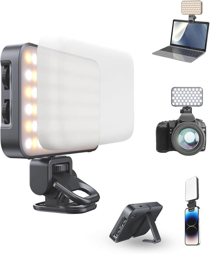 TONEOF 96 LED Rechargeable Wall Light, Magnetic Selfie Light for iPhone