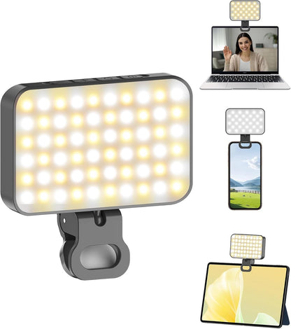 TONEOF 96 LED Rechargeable Wall Light, Magnetic Selfie Light for iPhone