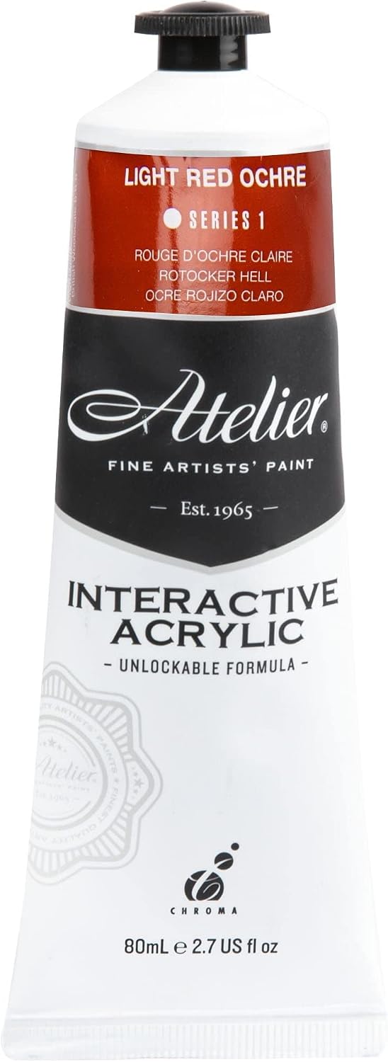 Chroma - Atelier Interactive Light Red Ochre S1 80Ml - Color: Red