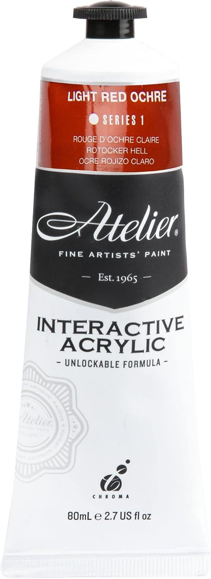 Chroma - Atelier Interactive Light Red Ochre S1 80Ml - Color: Red