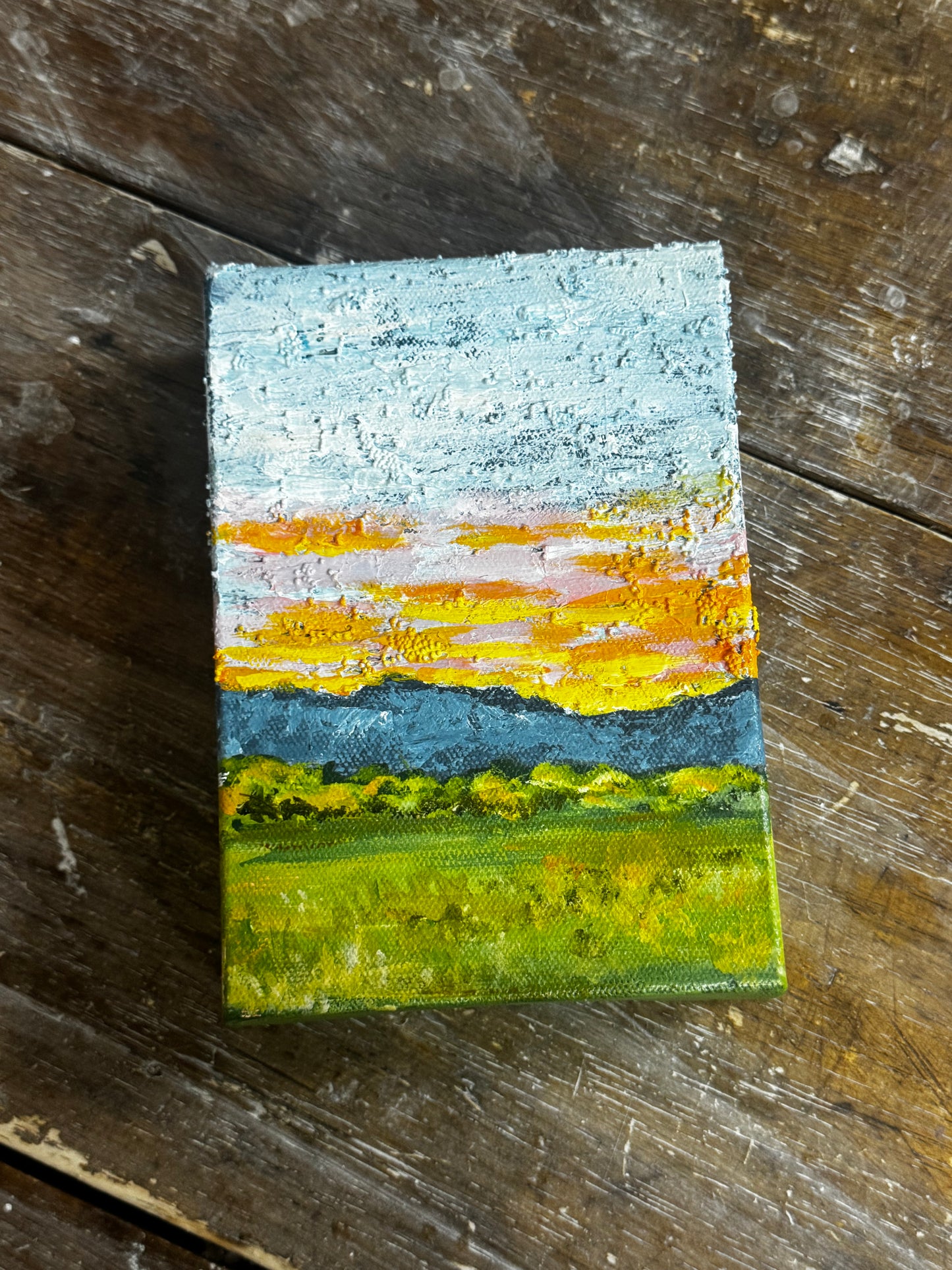 "Days Last Light" Acrylic Painting