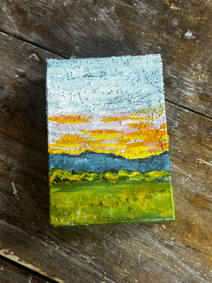 "Days Last Light" Acrylic Painting
