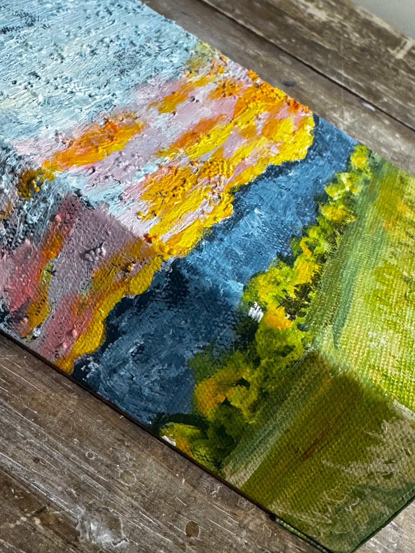 "Days Last Light" Acrylic Painting