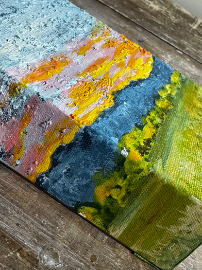 "Days Last Light" Acrylic Painting