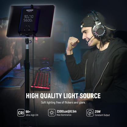 NEEWER 25W 12.9" Streaming Key Light