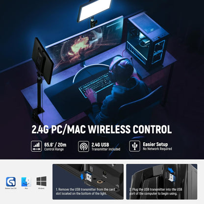 NEEWER 25W 12.9" Streaming Key Light