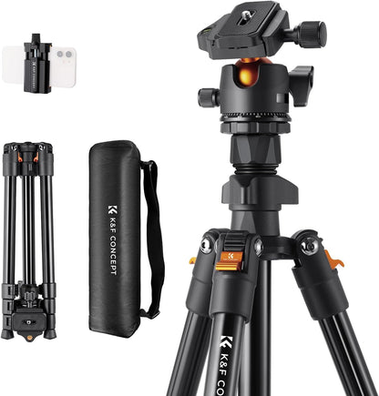 K&F CONCEPT 64 inch/163cm Camera Tripod