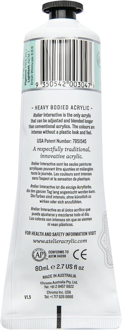 Atelier Artist Acrylic Series 1 80mL Pastel Aquamarine