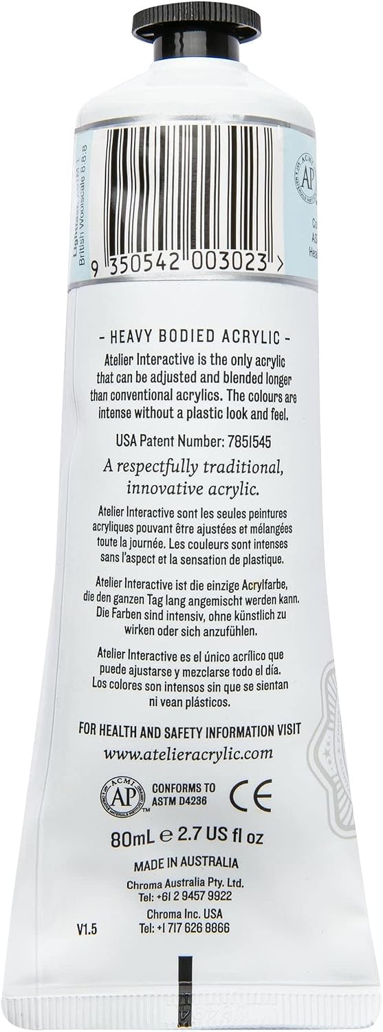 Atelier Artist Acrylic Series 1 80mL Pastel Arctic Blue