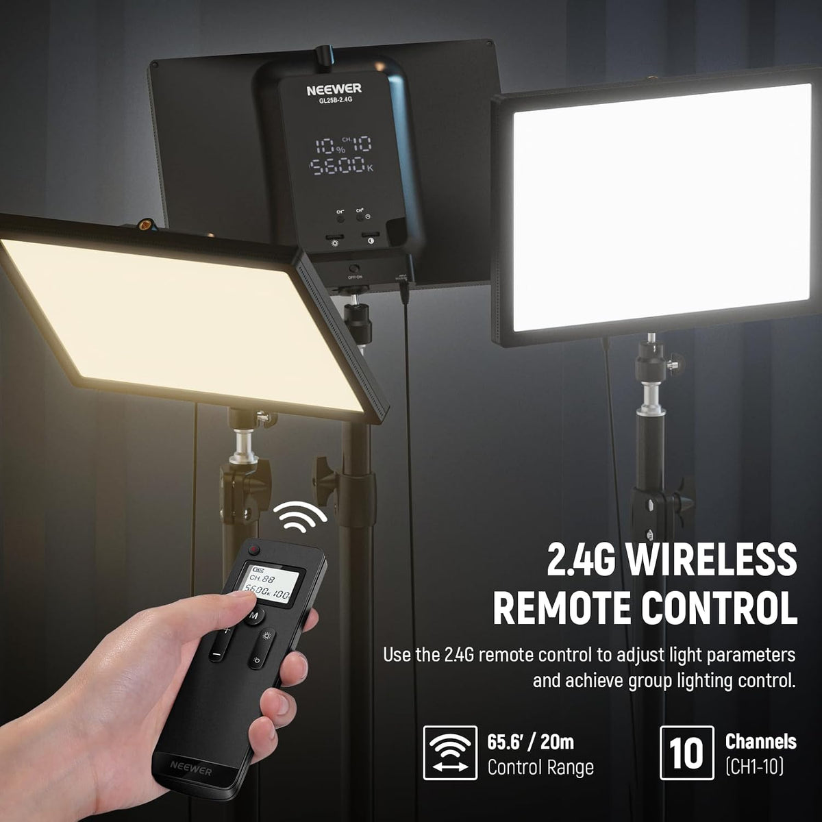 NEEWER 25W 12.9" Streaming Key Light