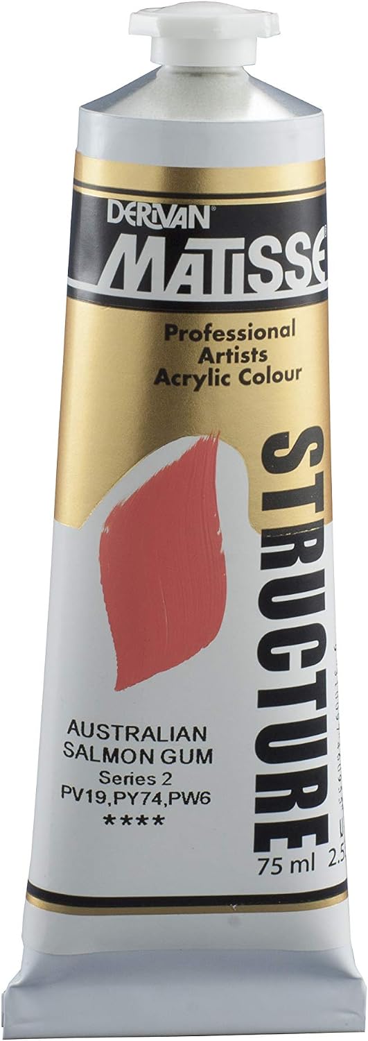 Derivan Matisse Structure Acrylics Paint 75 ml, Australian Salmon Gum