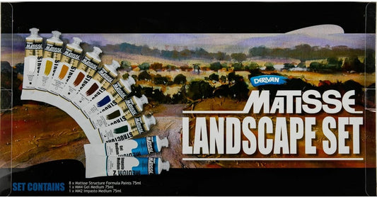 Derivan Matisse Structure Landscape Paints 75 ml (10-Pieces Set)