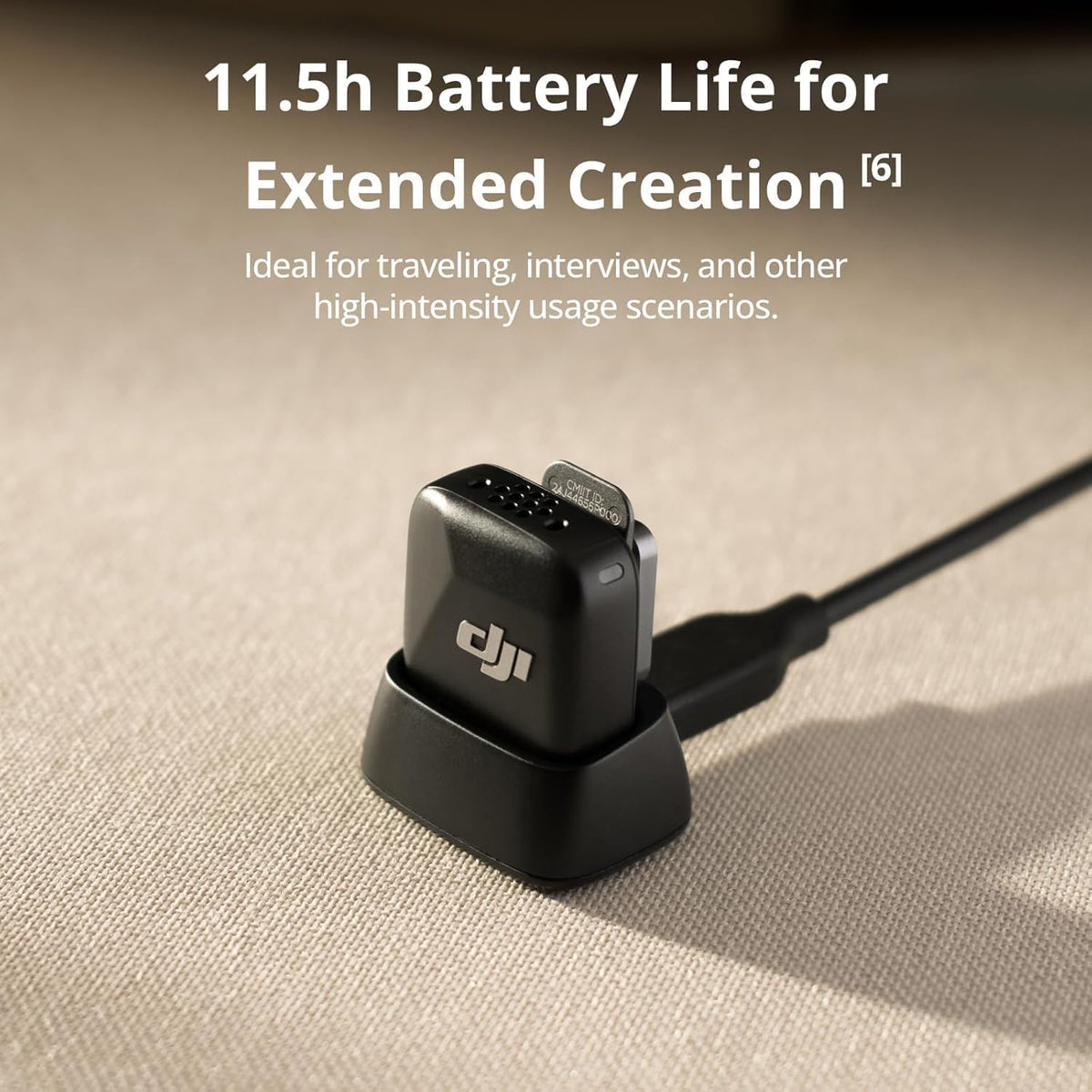 DJI Mic Mini (2 TX + 1 RX + Charging Case), Ultralight, Detail-Rich Audio