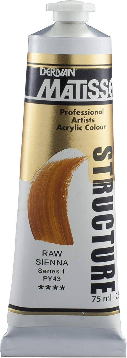 Derivan Matisse Structure Acrylics Paint 75 ml, Raw Sienna