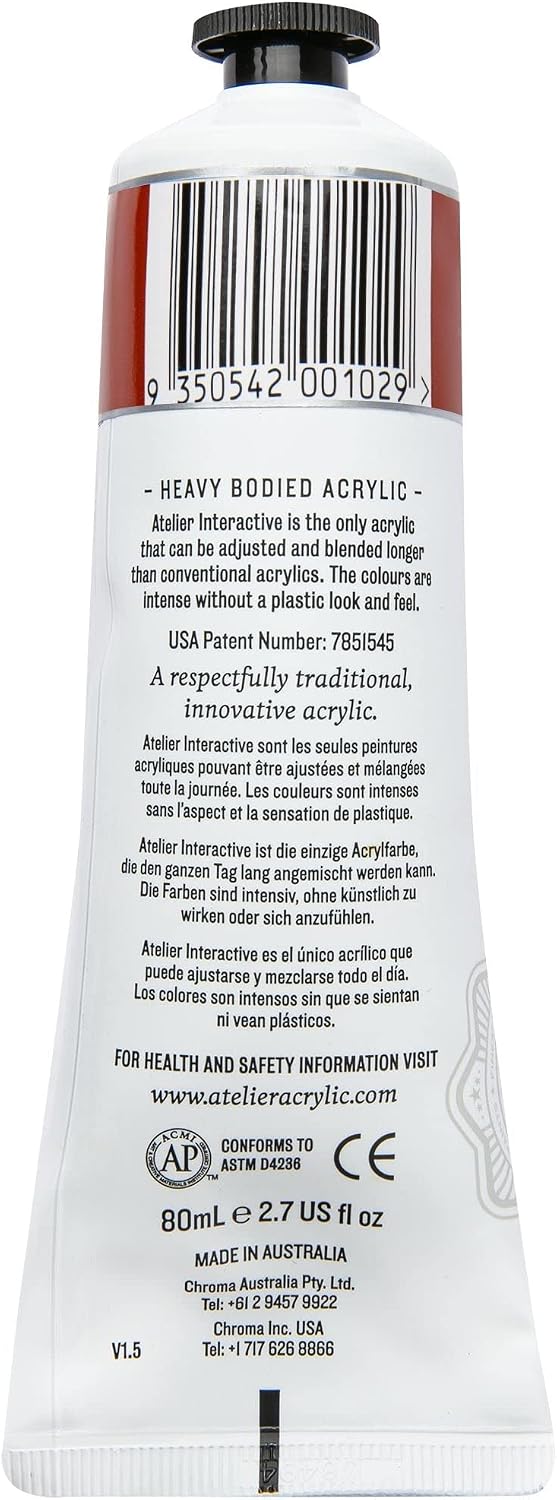 Chroma - Atelier Interactive Light Red Ochre S1 80Ml - Color: Red