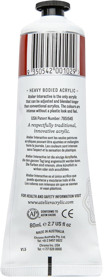 Chroma - Atelier Interactive Light Red Ochre S1 80Ml - Color: Red
