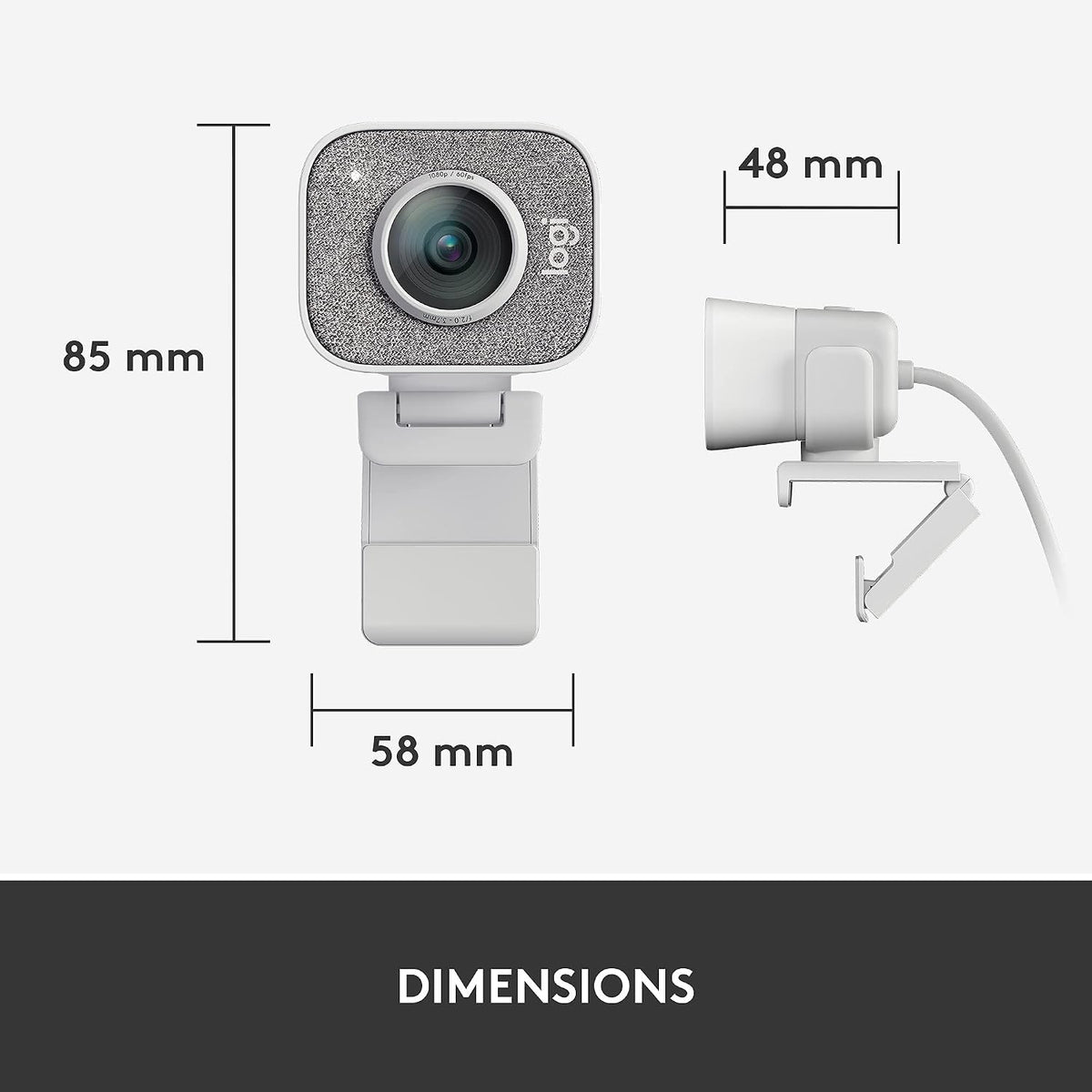 Logitech StreamCam, Live Streaming Webcam, Full 1080p HD 60fps Vertical Video