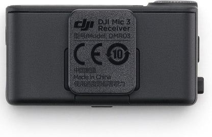 DJI Mic 3 (2 TX + 1 RX + Charging Case), Wireless Microphone