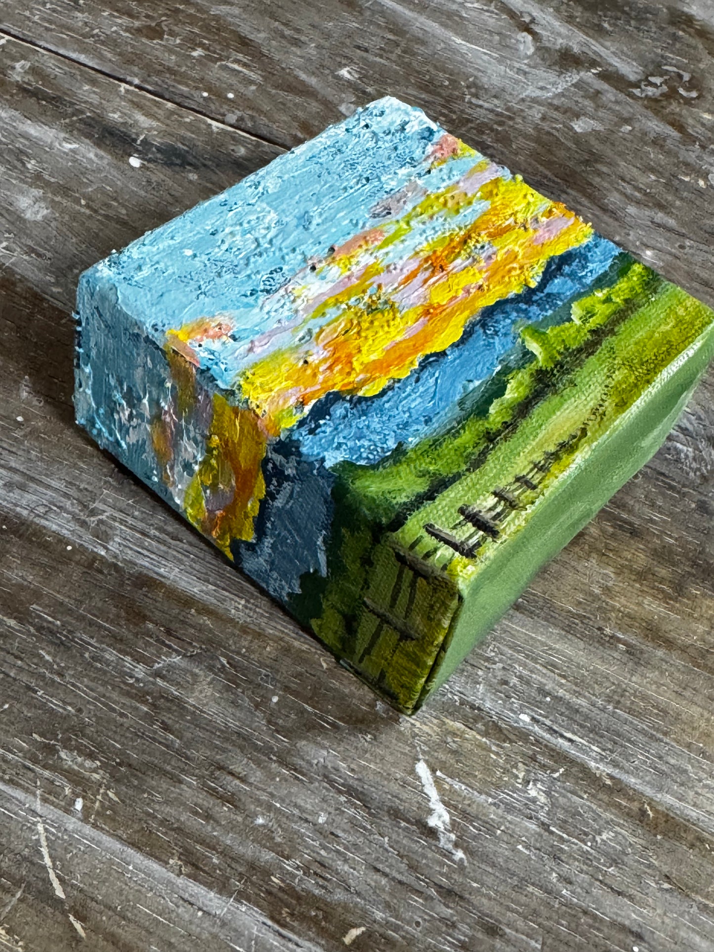 "Beyond The Boundary" Acrylic Painting