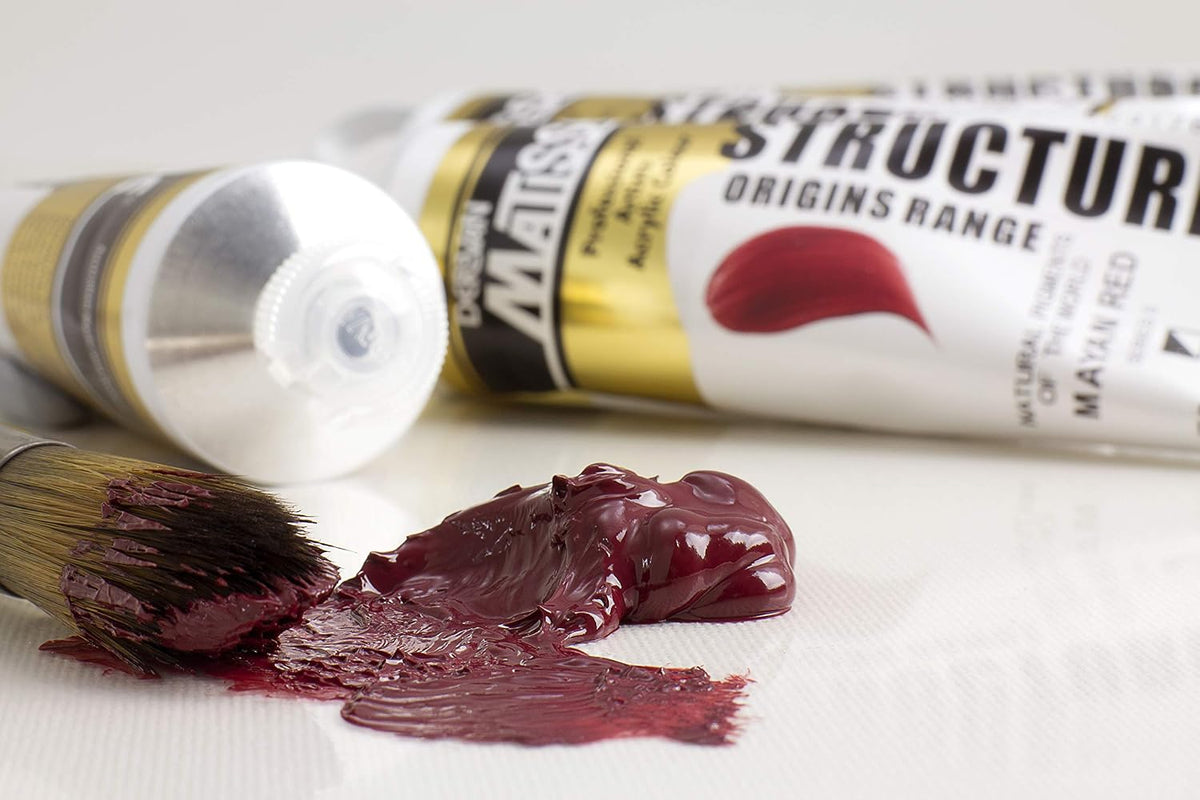 Derivan Matisse Structure Acrylics Paint 75 ml, Australian Salmon Gum