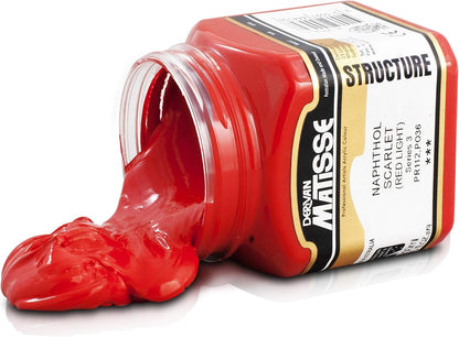 Derivan Matisse Structure Acrylics Paint 250 ml, Titanium White