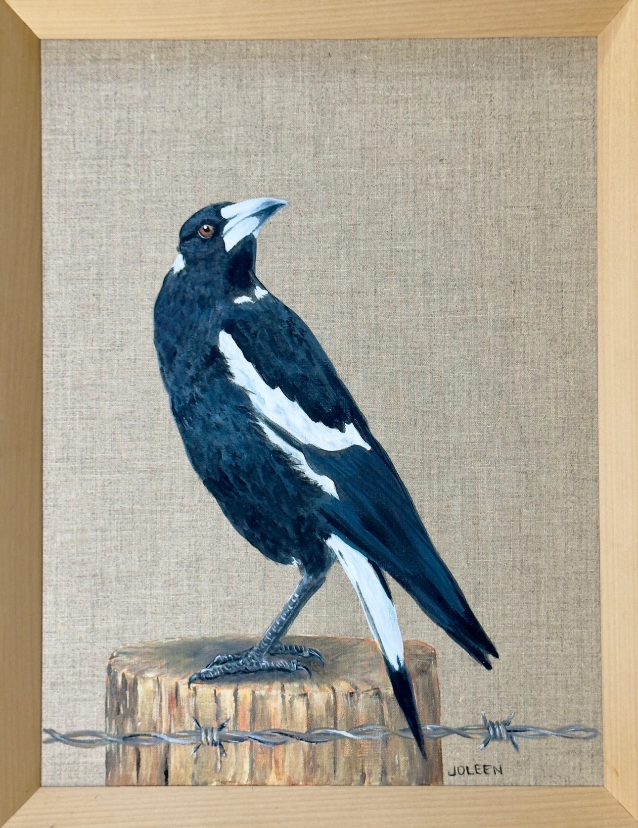 "On the Lookout" Acrylic Painting