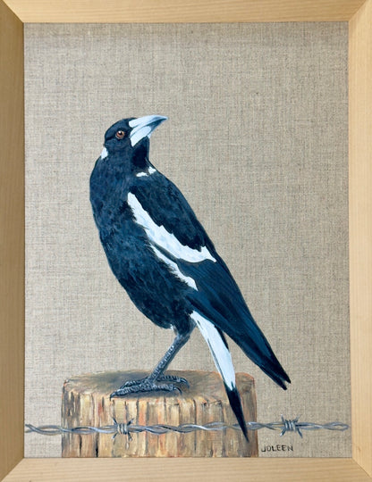"On the Lookout" Acrylic Painting