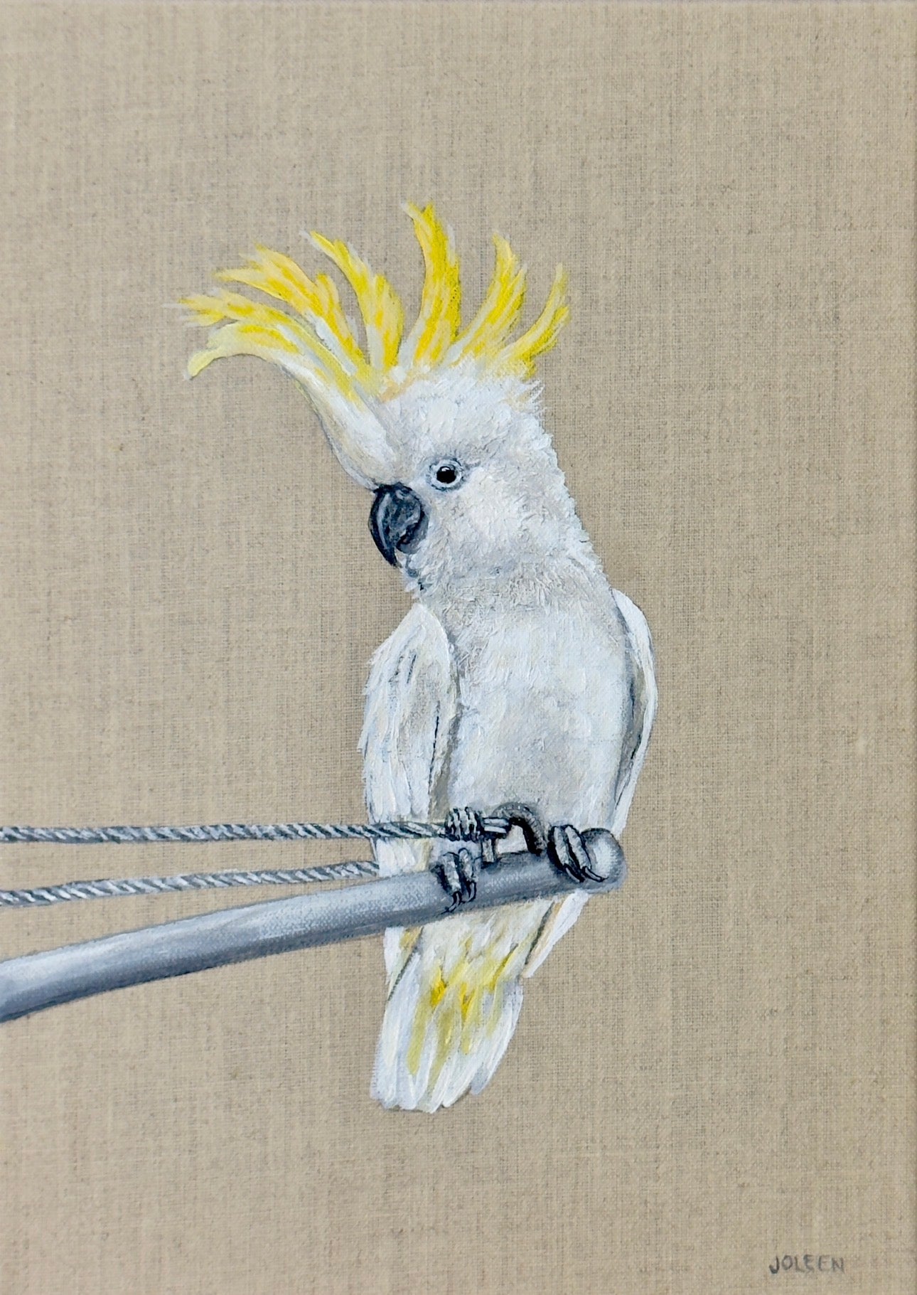 "Peggy" Acrylic Painting