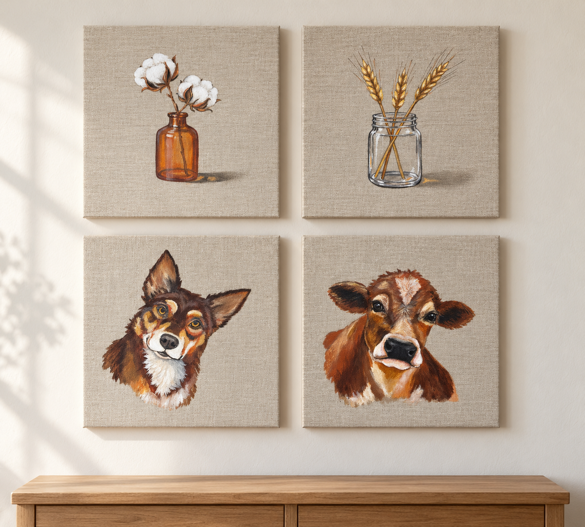 “Duke" Acrylic painting Original