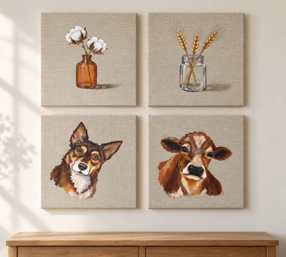 “Duke" Acrylic painting Original
