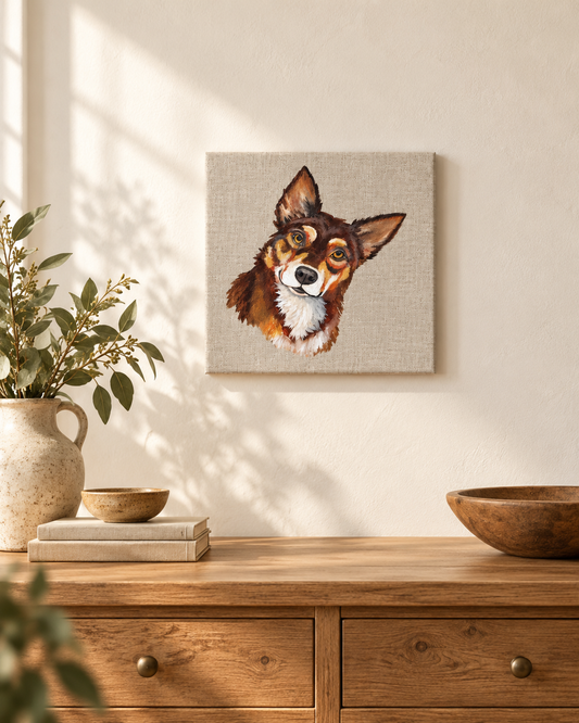 “Duke" Acrylic painting Original