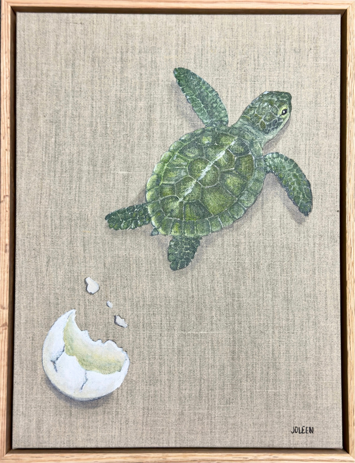 "Franklin” Original Acrylic Painting