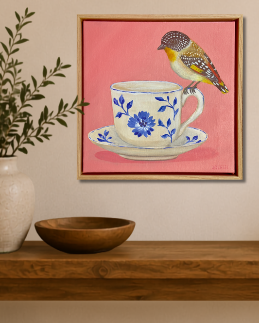 "A spot of tea” Original Acrylic Painting